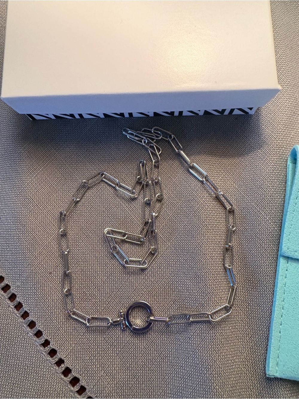 Brand New: Mint & Lily Paperclip Necklace - Picture 3 of 3